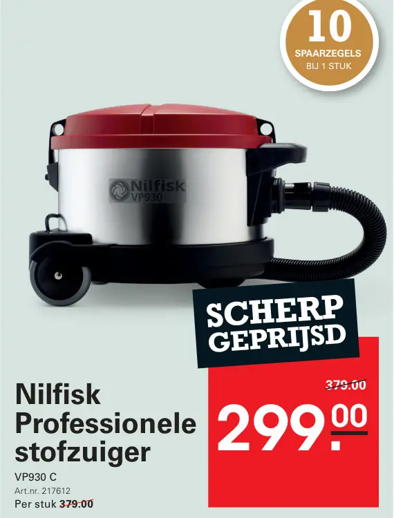 Aanbieding: Professionele stofzuiger