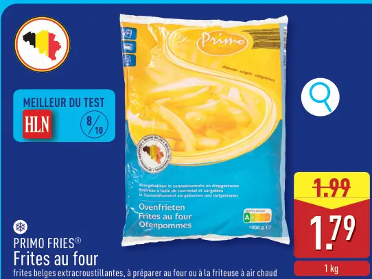 Offre: Frites au four