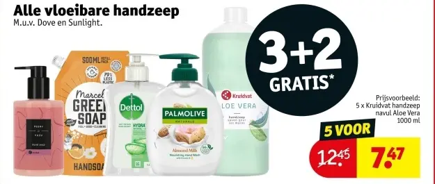 Promotie: Vloeibare handzeep