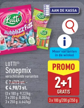 Promotie: LUTTI® Snoepmix