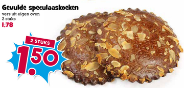 Aanbieding: Gevulde speculaaskoeken