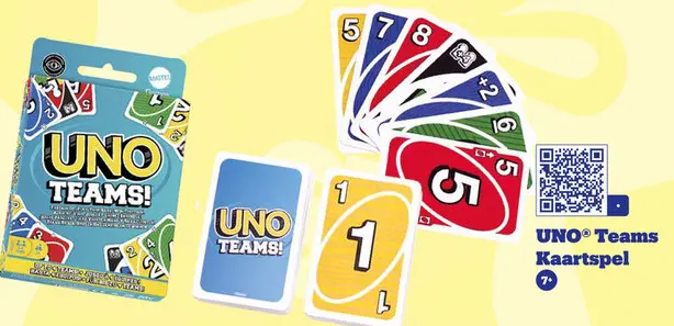Aanbieding: UNO Teams Kaartspel