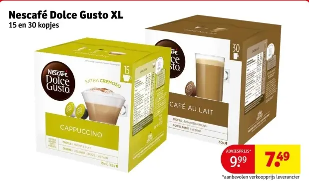 Aanbieding: Nescafé Dolce Gusto XL