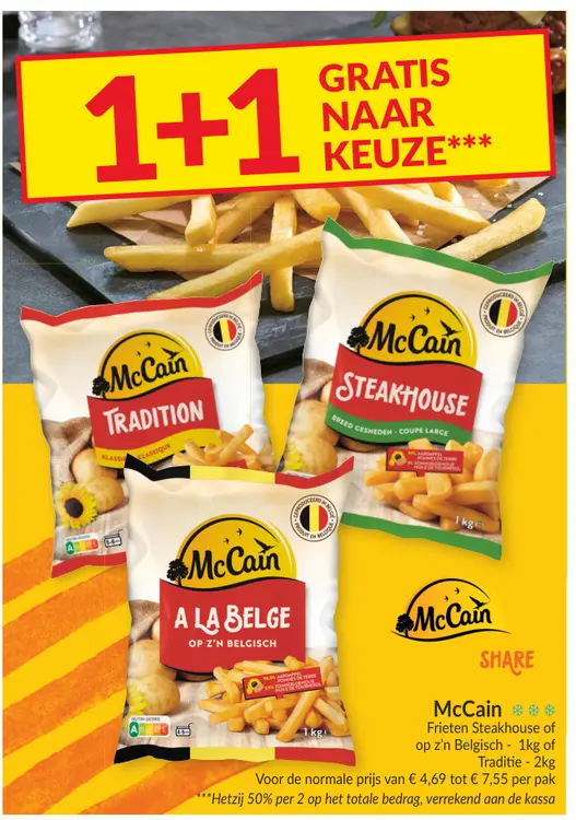 Promotie: Frieten Steakhouse of op z'n Belgisch