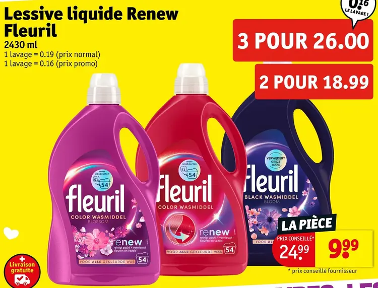 Offre: Lessive liquide Renew