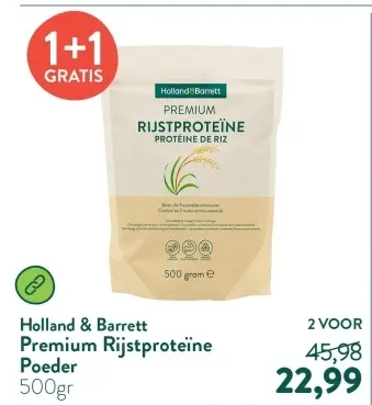 Aanbieding: Premium Rijstproteïne Poeder