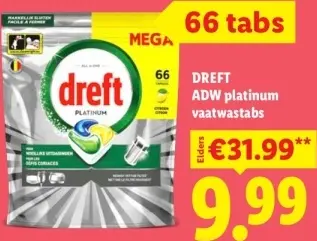 Aanbieding: Adw platinum vaatwastabs