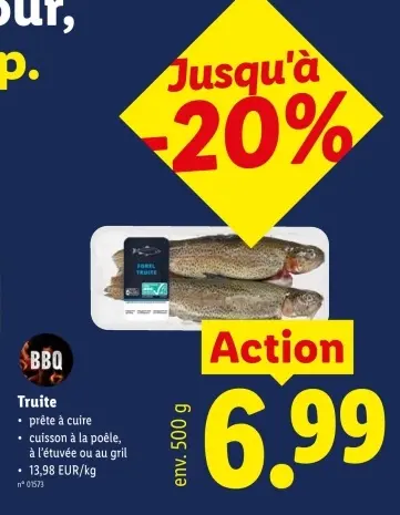 Offre: Forel truite