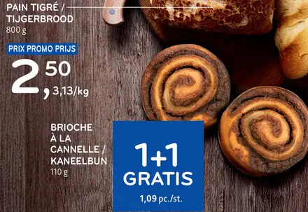 Offre: Brioche à la Cannelle / Kaneelbun