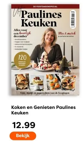 Aanbieding: Koken en Genieten Paulines Keuken