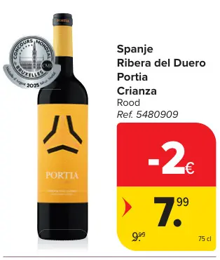 Promotie: Ribera del Duero Portia Crianza