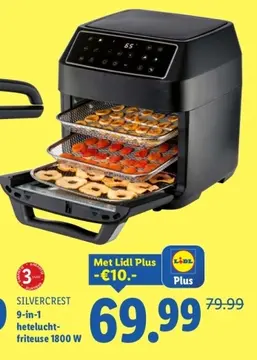 Aanbieding: SILVERCREST 9-in-1 hetelucht-friteuse