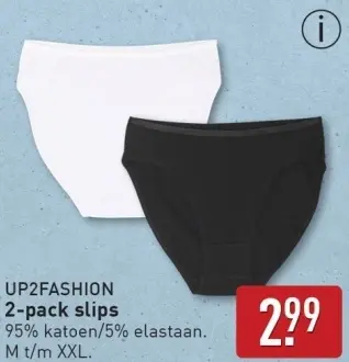 Aanbieding: 2-pack slips