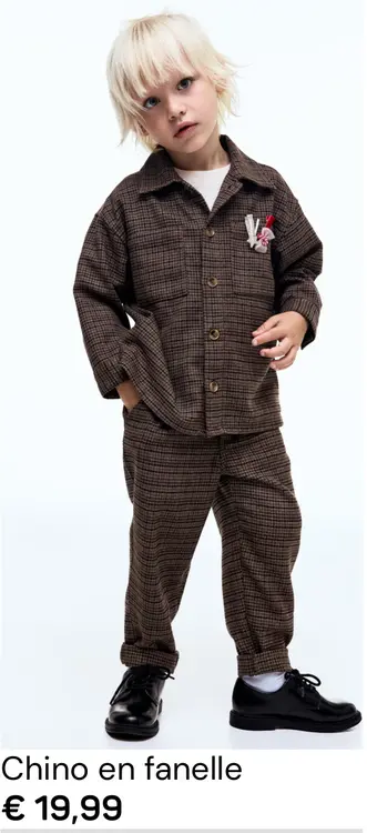 Offre: Chino en fanelle