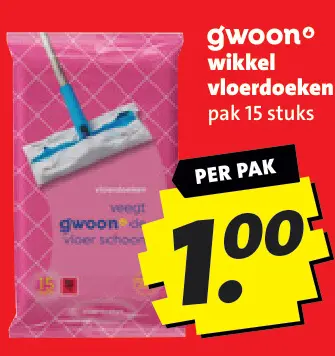 Aanbieding: wikkel vloerdoeken