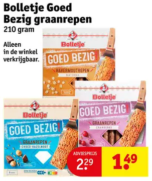 Aanbieding: Goed Bezig graanrepen