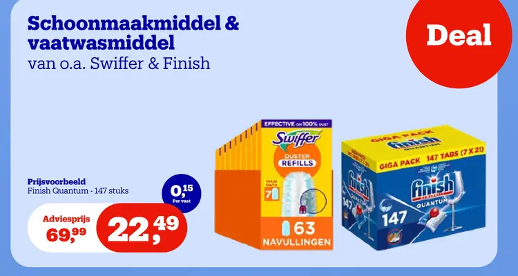 Aanbieding: Schoonmaakmiddel & vaatwasmiddel