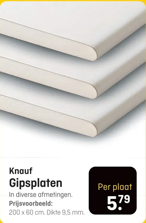 Aanbieding: Gipsplaten