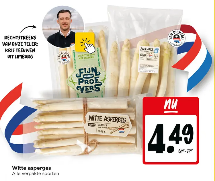 Aanbieding: Witte asperges