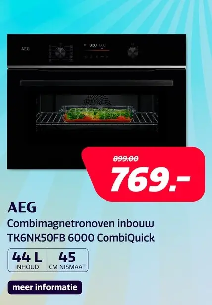 Aanbieding: AEG TK6NK50FB 6000 CombiQuick