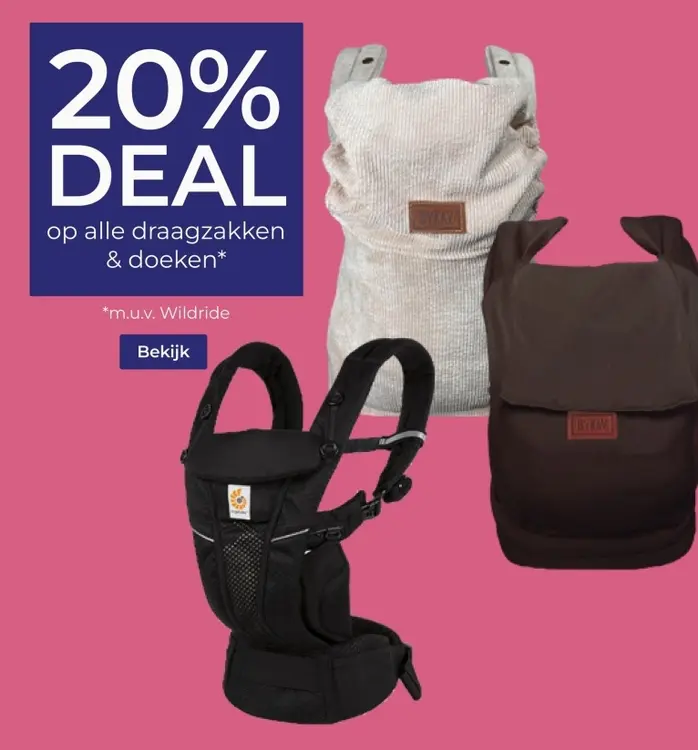 Aanbieding: Draagzakken & doeken