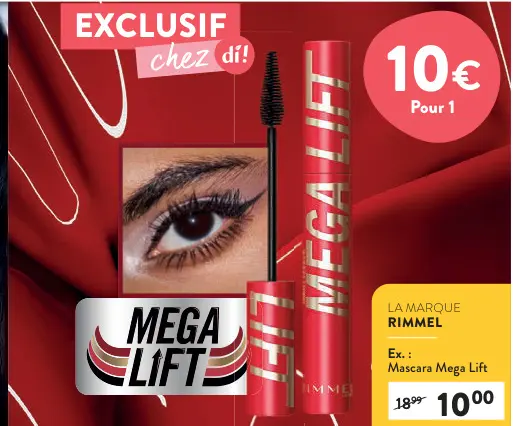 Offre: Mascara Mega Lift