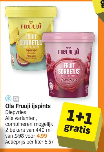 Aanbieding: Fruuji ijspints