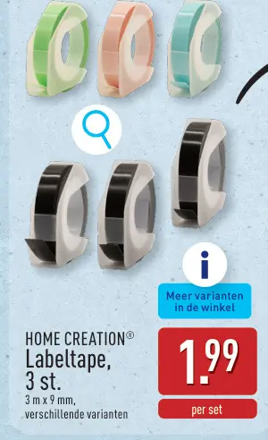 Promotie: Labeltape