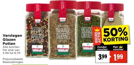 Aanbieding: Verstegen Glazen Potten