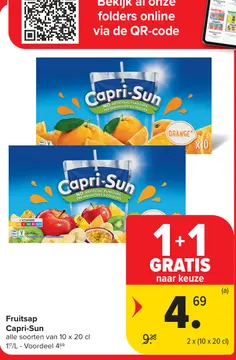 Aanbieding: Fruitsap Capri-Sun