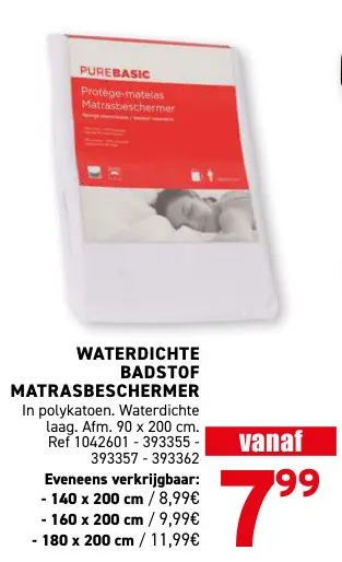 Promotie: Waterdichte molton kussenbeschermer