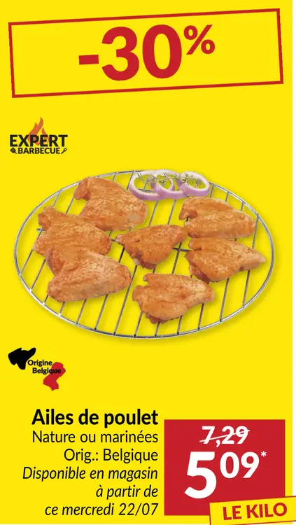 Offre: Ailes de poulet