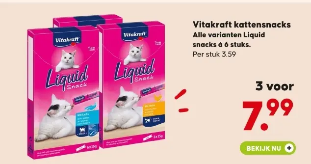 Aanbieding: kattensnacks