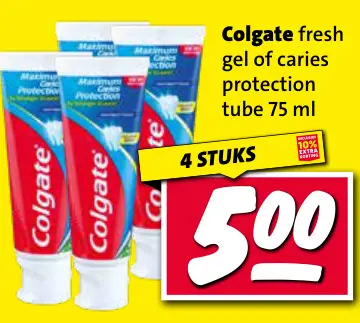 Aanbieding: Colgate fresh gel of caries protection