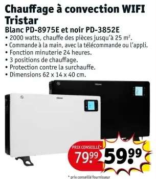 Offre: Convectorkachel WIFI