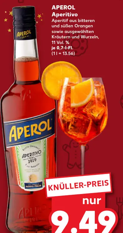 Aanbieding: APEROL Aperitivo