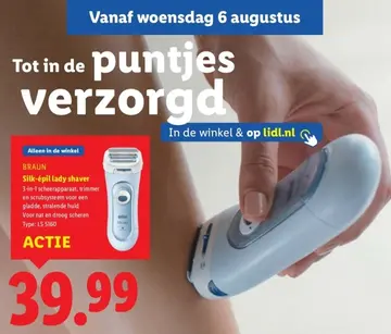 Aanbieding: Silk-épil lady shaver