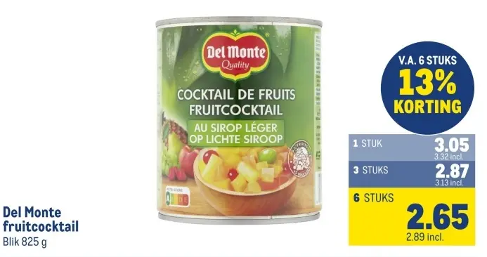 Aanbieding: fruitcocktail