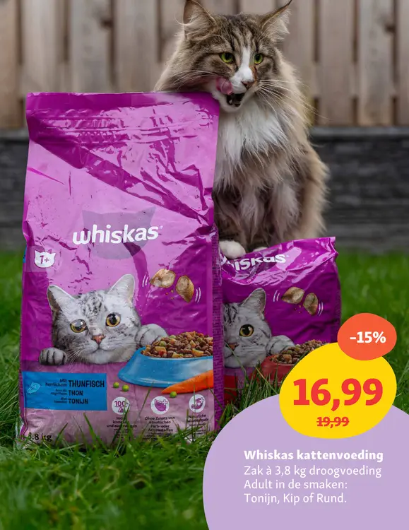 Aanbieding: Whiskas kattenvoeding