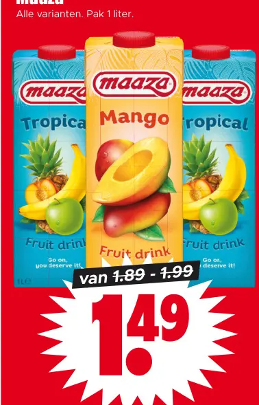 Aanbieding: Fruit drink