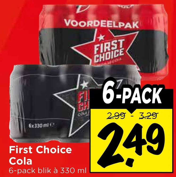 Aanbieding: First Choice Cola