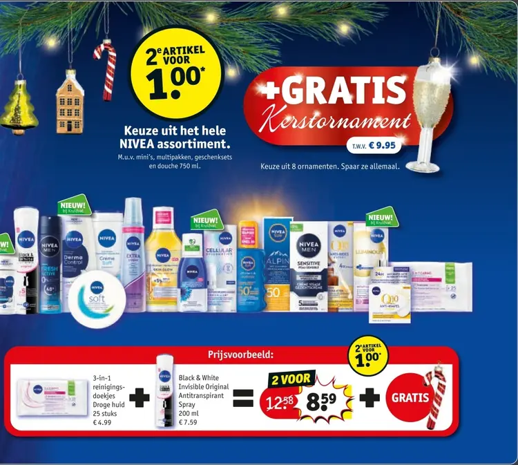 Aanbieding: 3-in-1 reinigingsdoekjes Droge huid and Black