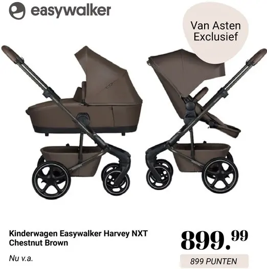 Aanbieding: Kinderwagen Harvey NXT Chestnut Brown