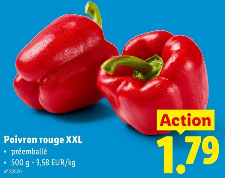 Offre: Poivron rouge XXL