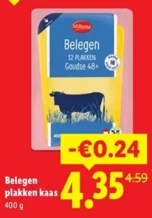 Aanbieding: Belegen plakken kaas