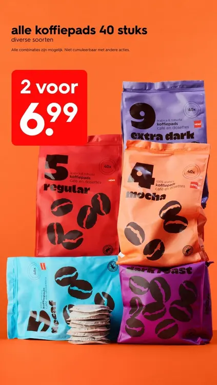 Promotie: Koffiepads