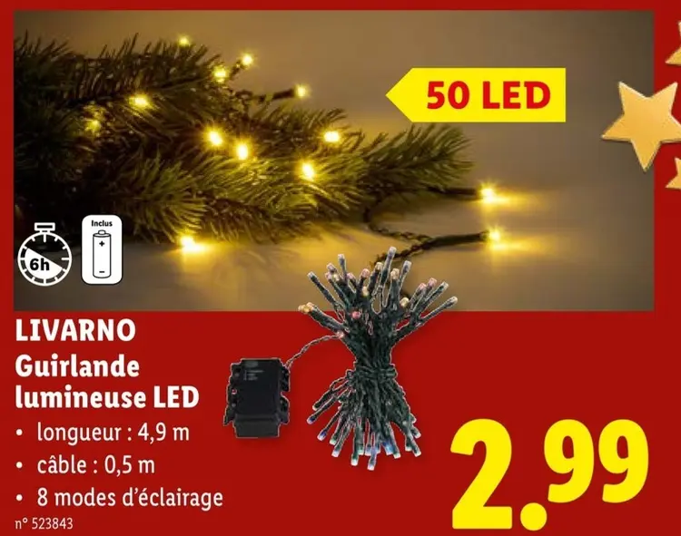 Offre: Guirlande lumineuse LED