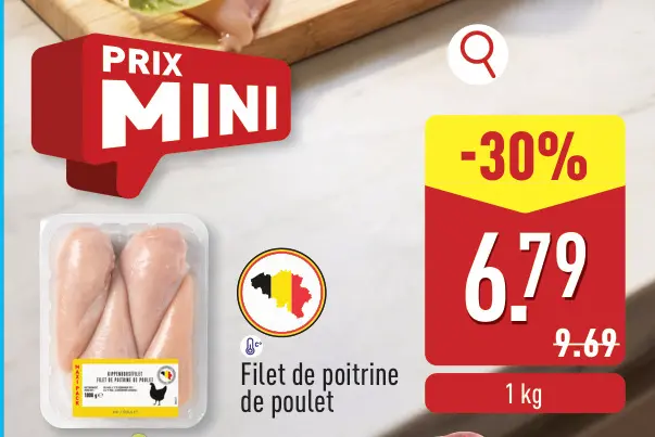 Offre: Filet de poitrine de poulet