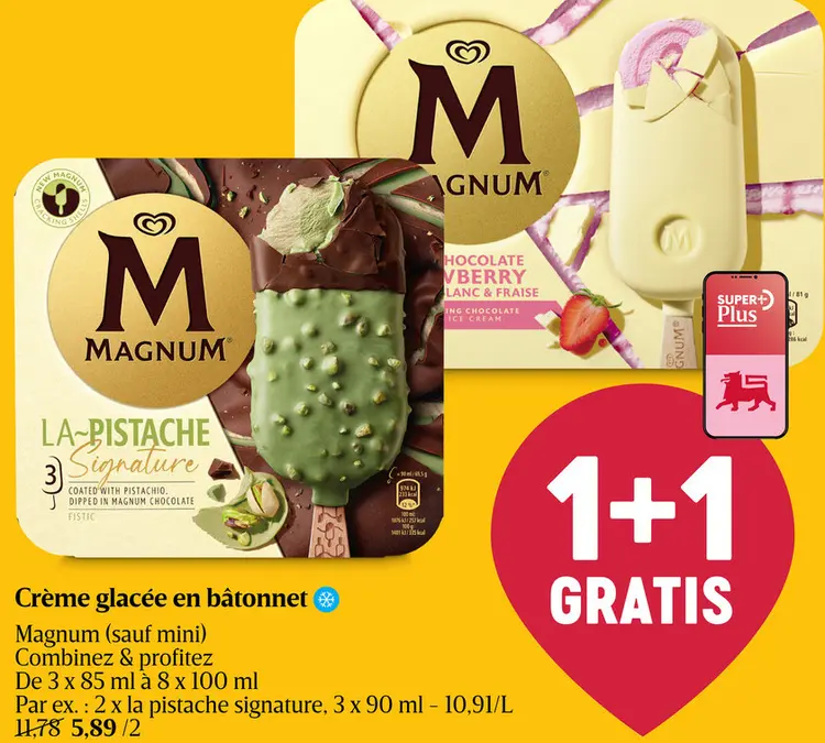 Offre: Crème glacée en bâtonnet