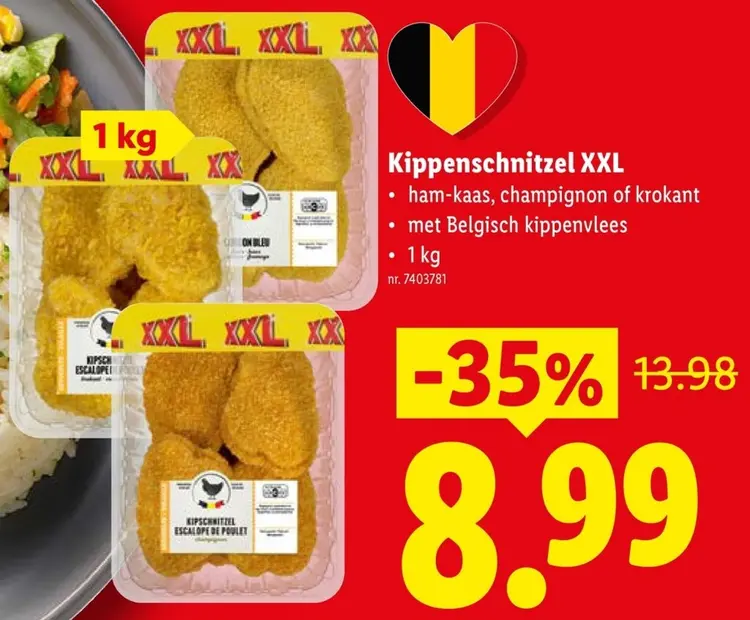 Promotie: Kippenschnitzel XXL